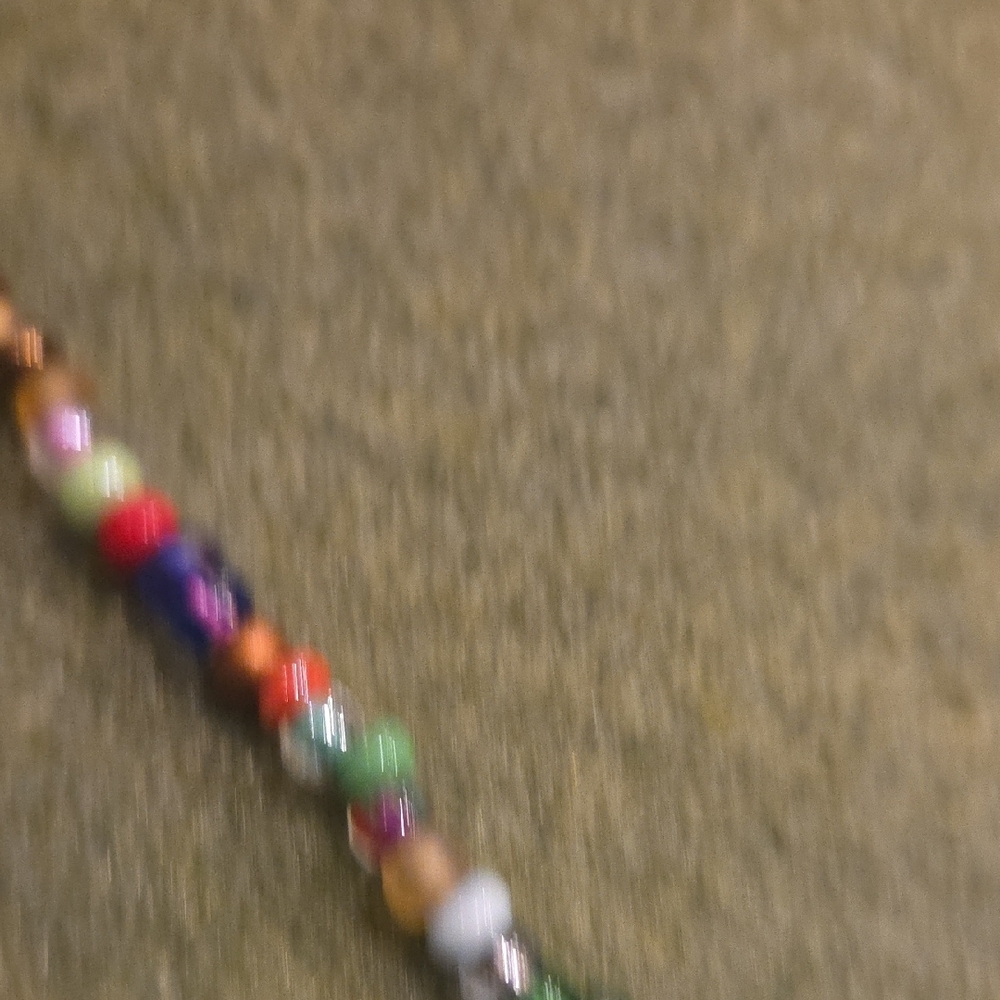 Multicolor Beaded Necklace - Picture 8 of 11